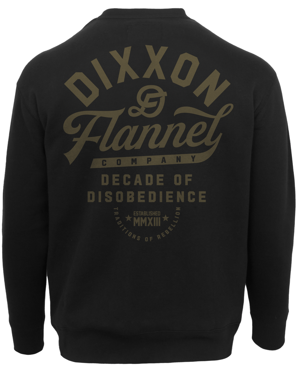 Gold Pastime Crewneck Sweatshirt - Black