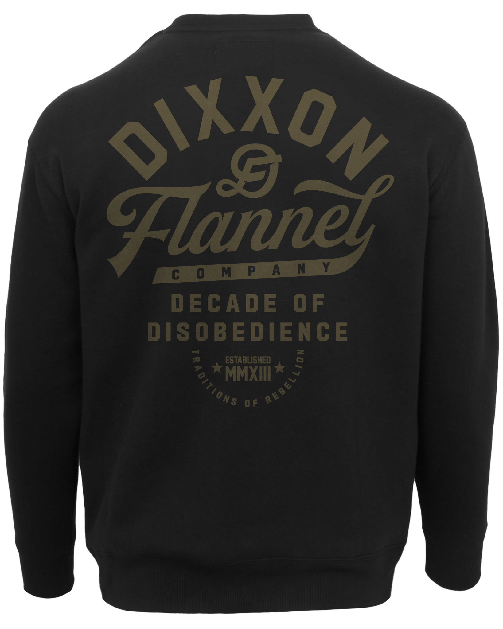 Gold Pastime Crewneck Sweatshirt - Black