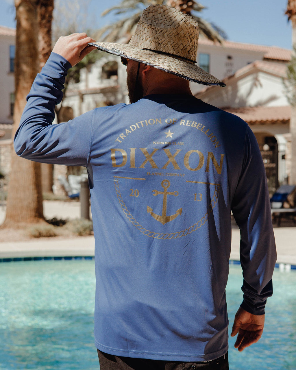 Gold Tide UV Long Sleeve - Navy