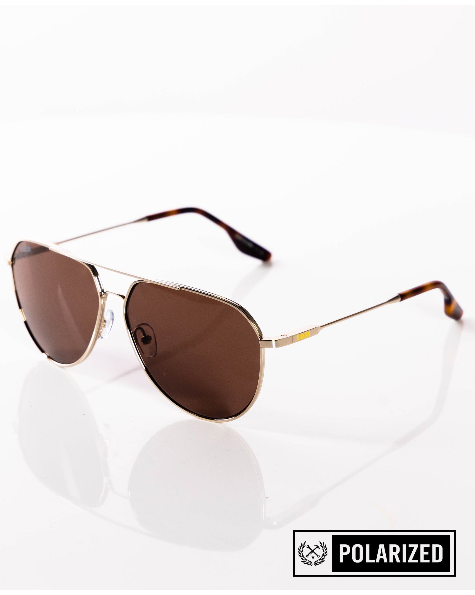Goose Sunglasses - Gloss Gold & Bronze Polarized