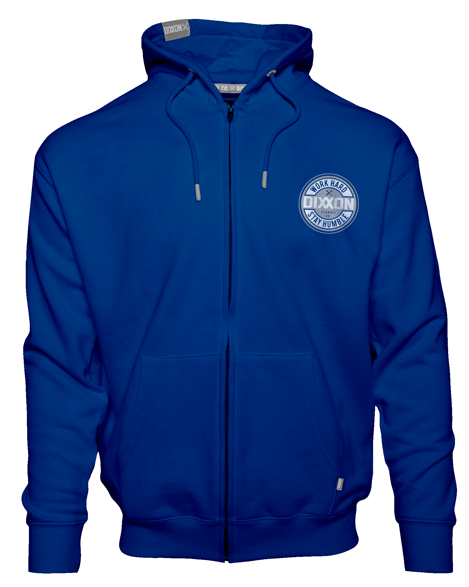 Gray Corpo Zip Up - Blue