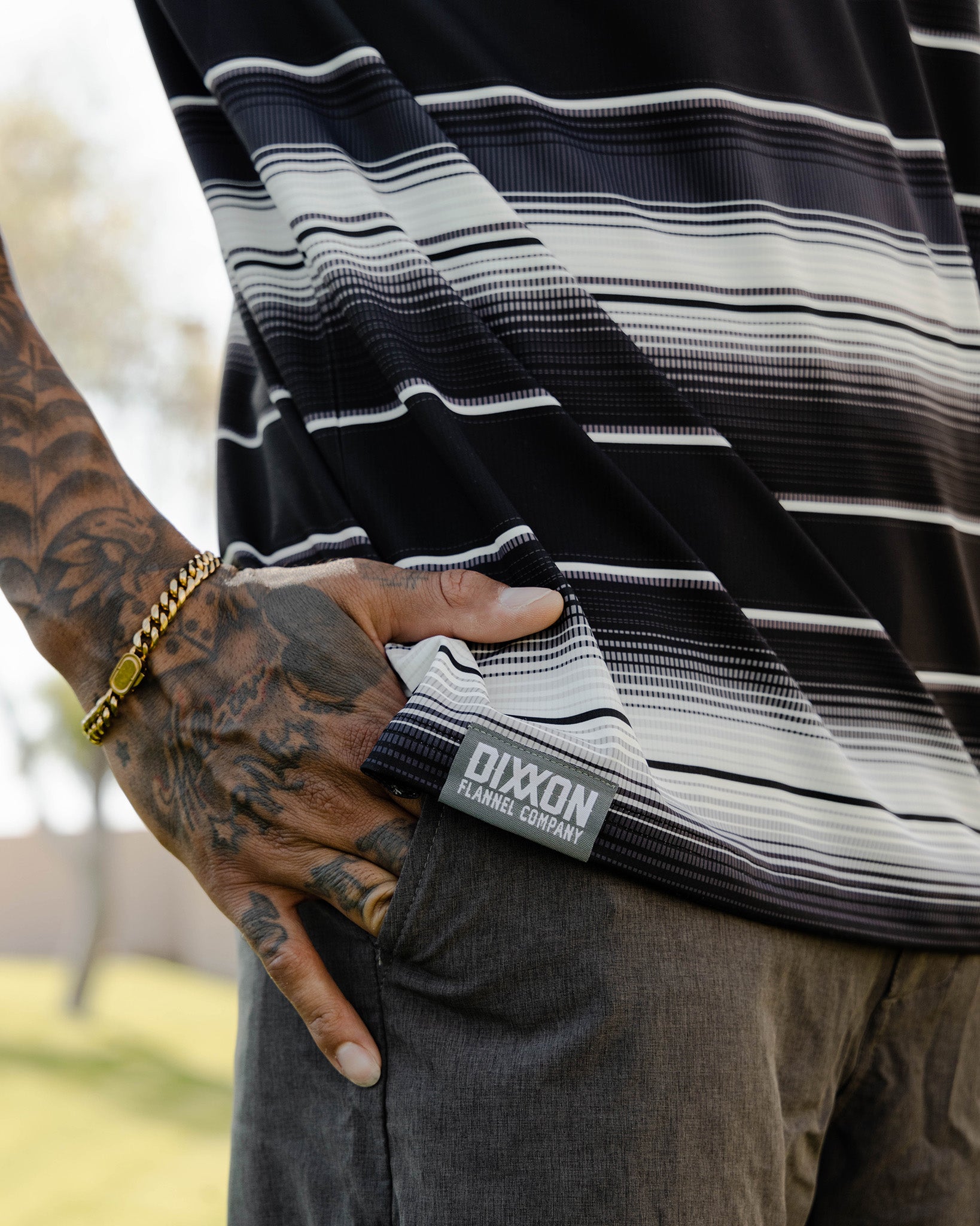 Gray Serape Party Polo