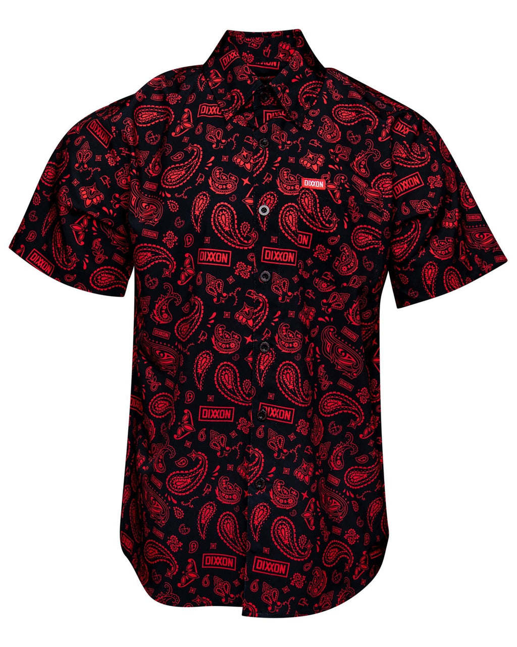 Hankie Party Shirt - Black & Red