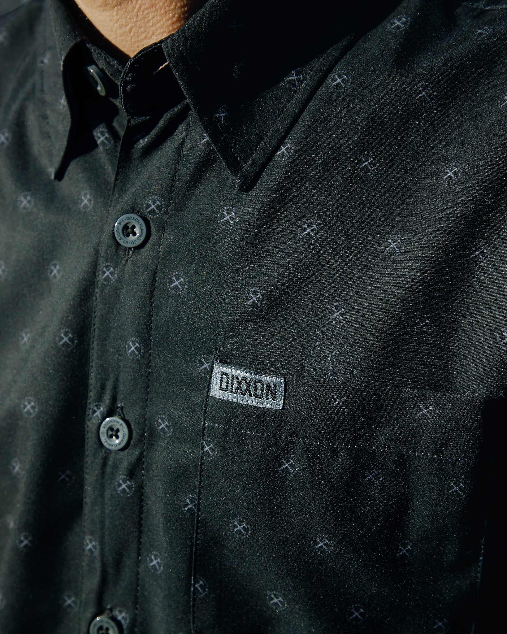 Huckster Party Shirt - Black & Gray