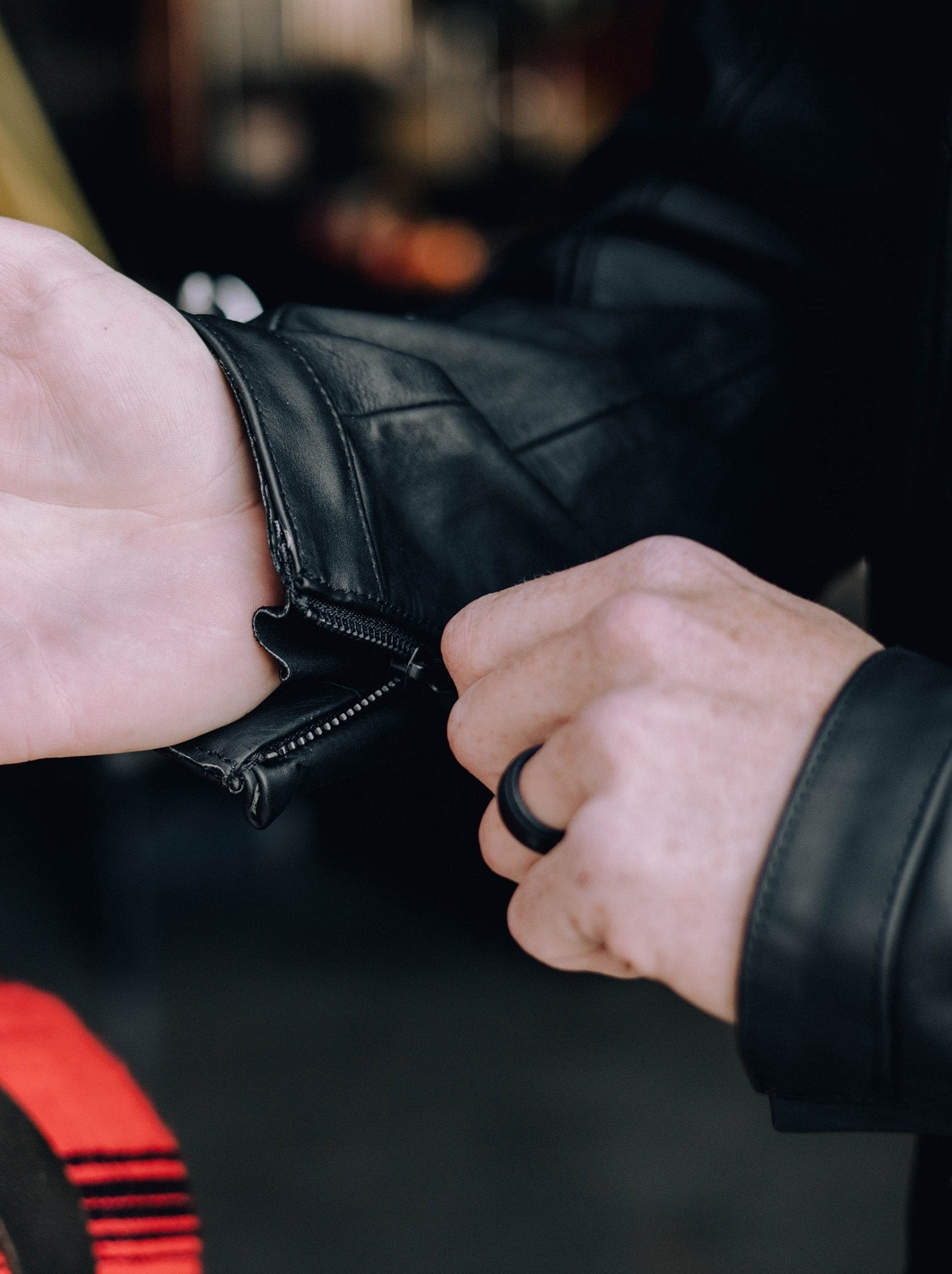 Hudson Leather Jacket - Black