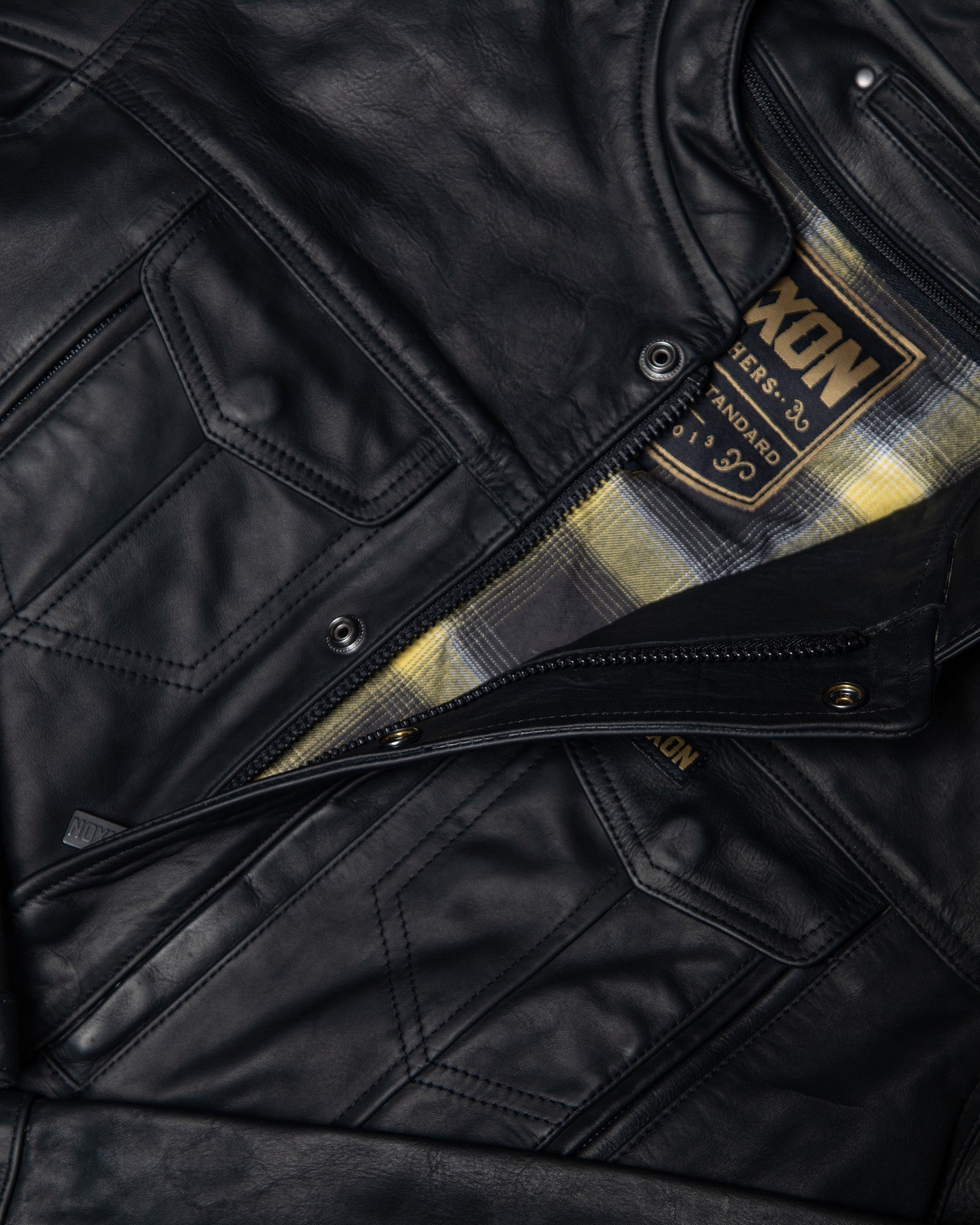 Hudson Leather Jacket - Black