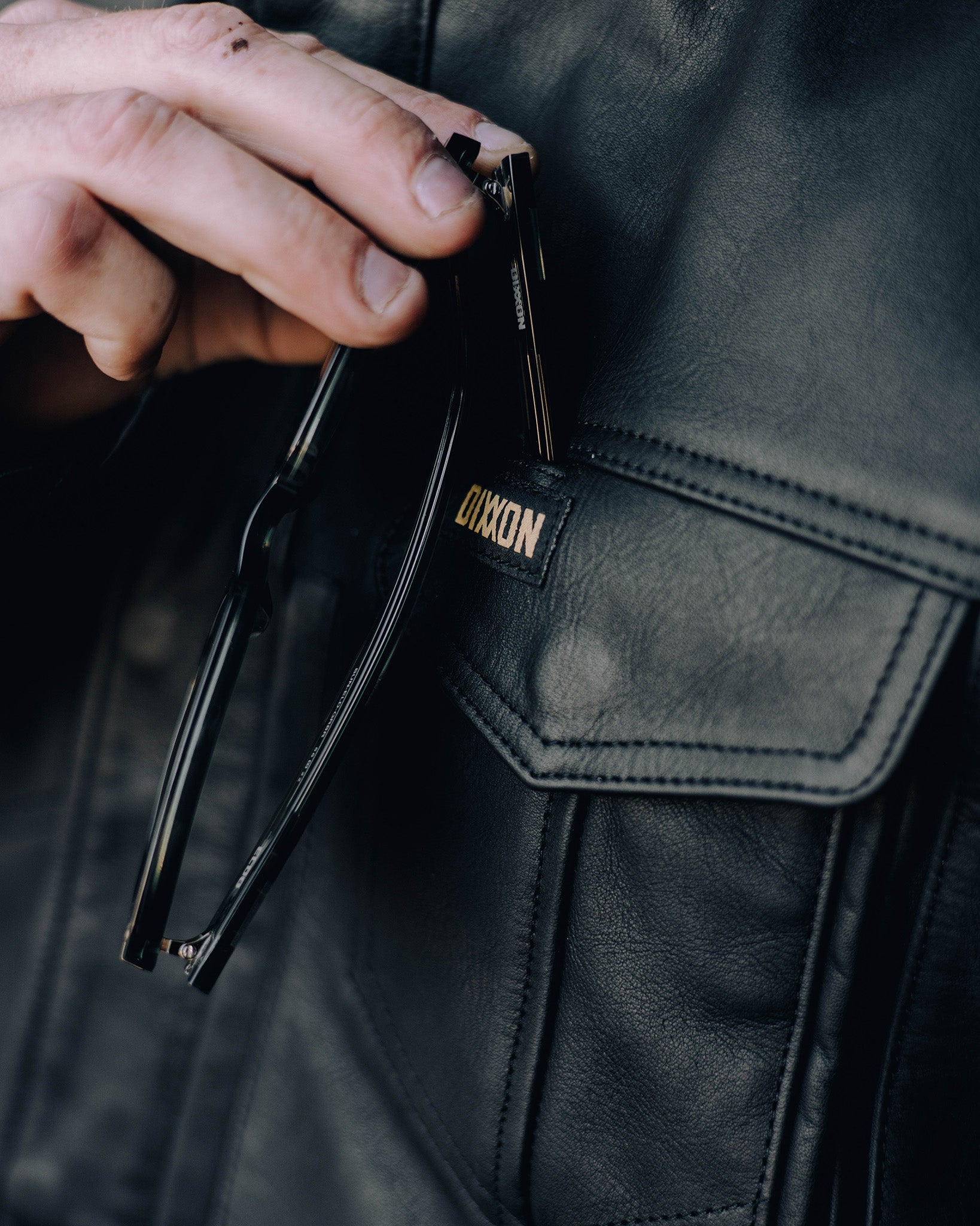 Hudson Leather Jacket - Black