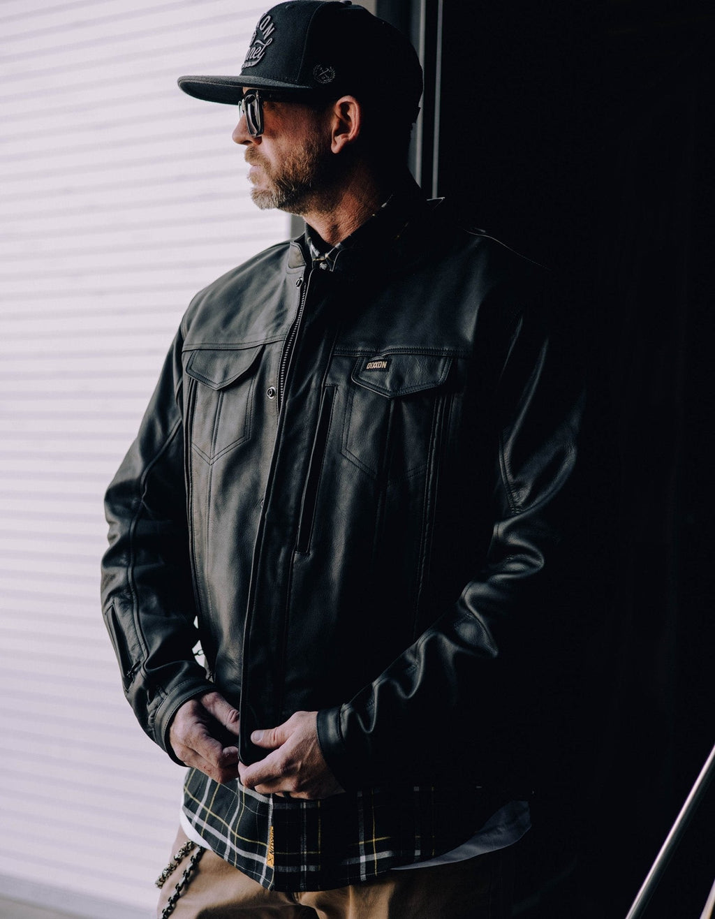 Hudson Leather Jacket - Black