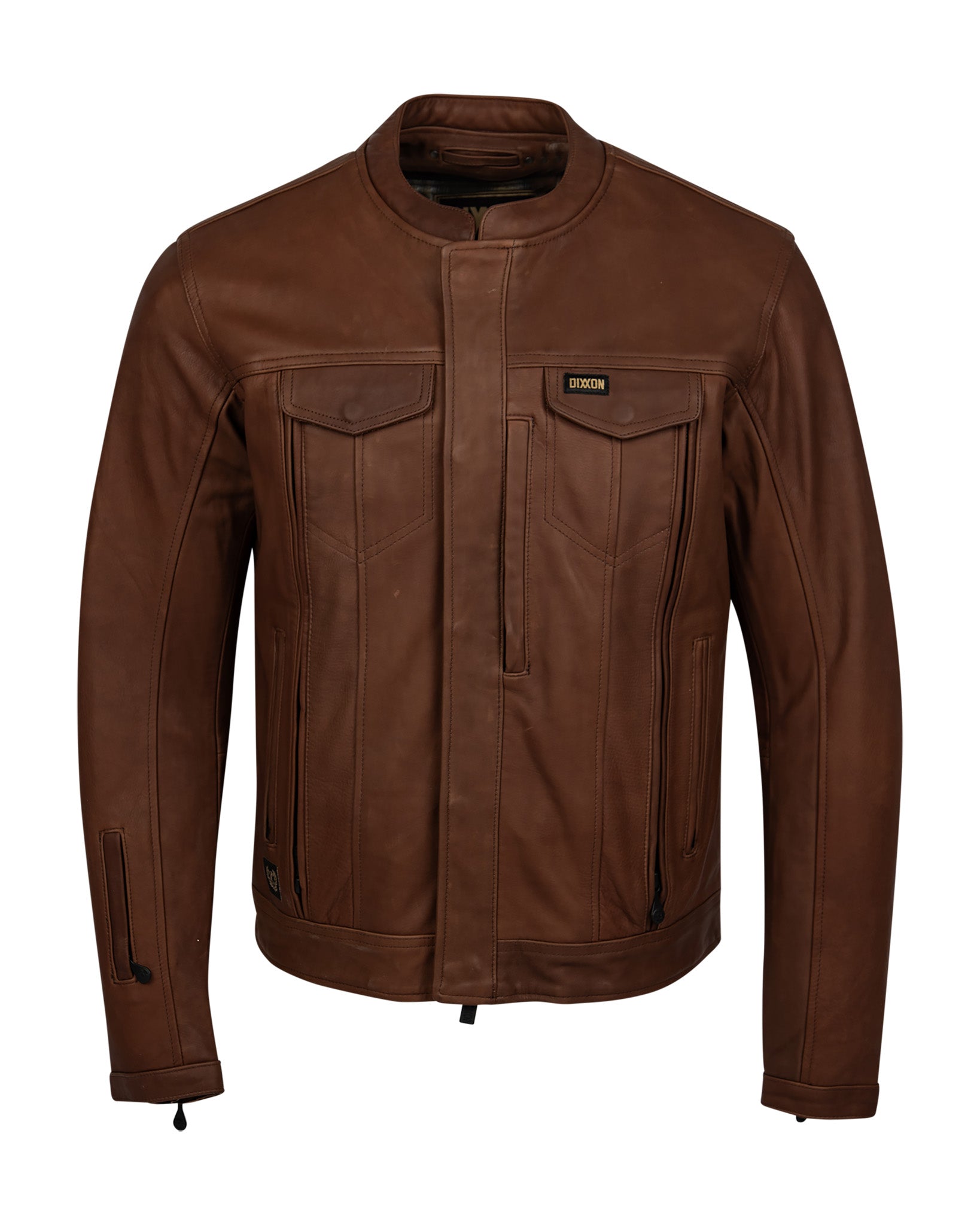 Hudson Leather Jacket - Mohagany
