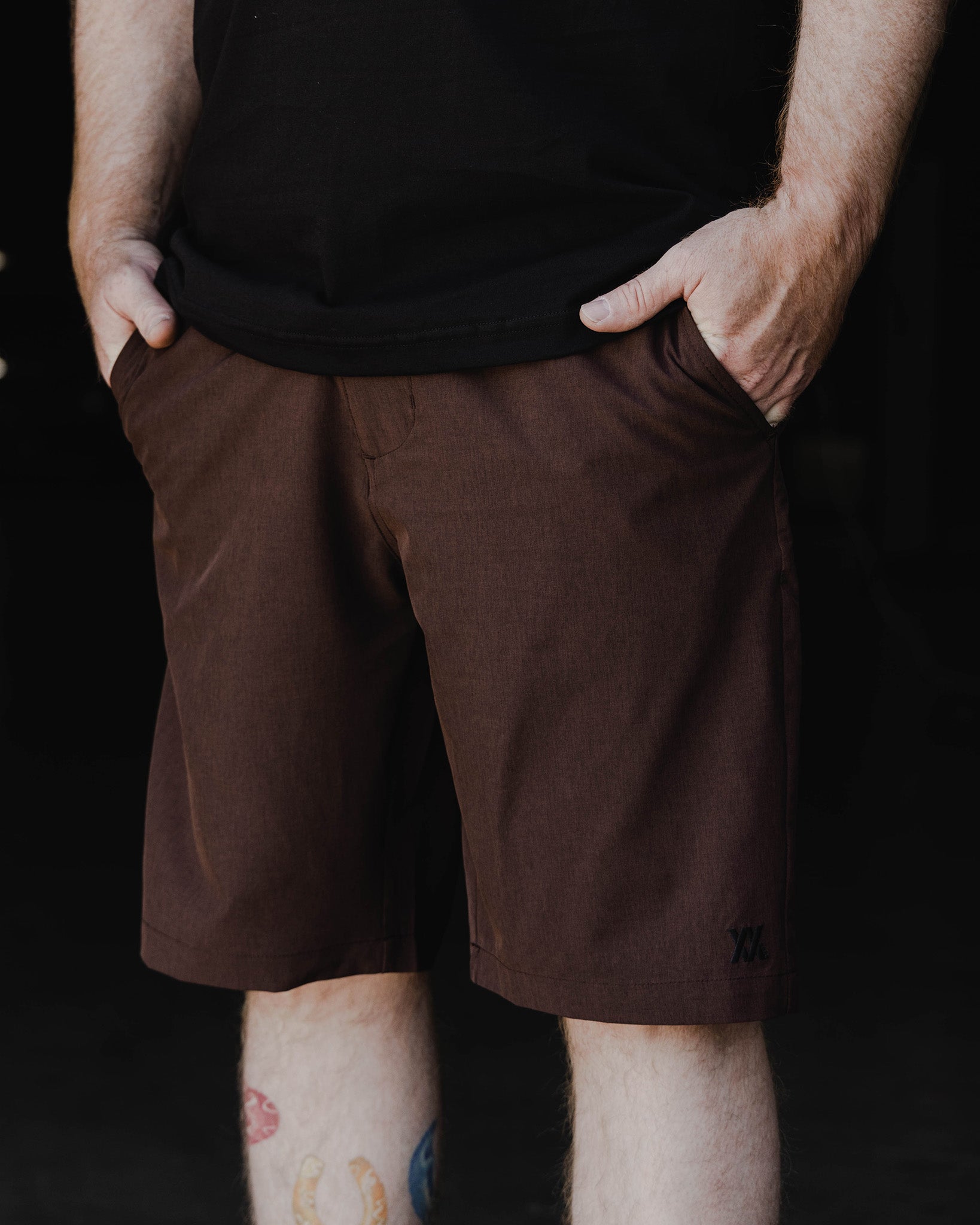 Hybrid Shorts - Brown