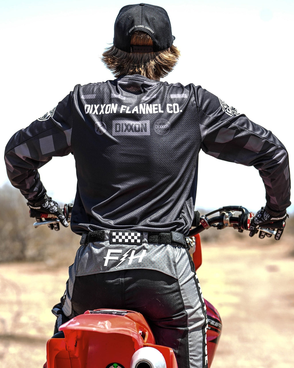 Icon Offroad / MX Jersey - Black & Gray