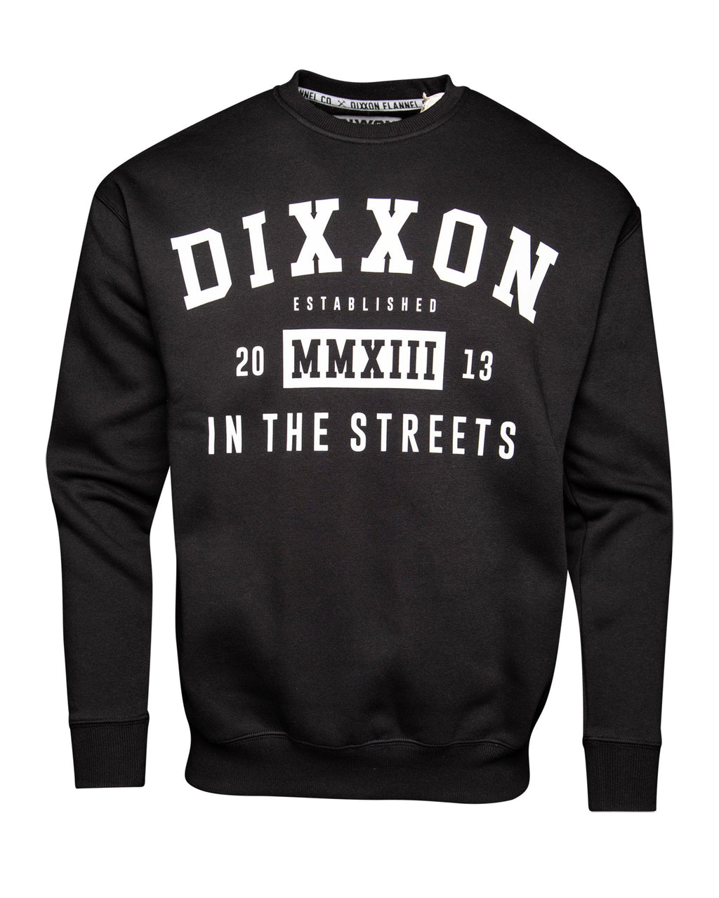 In The Streets Crewneck Sweatshirt - Black & White