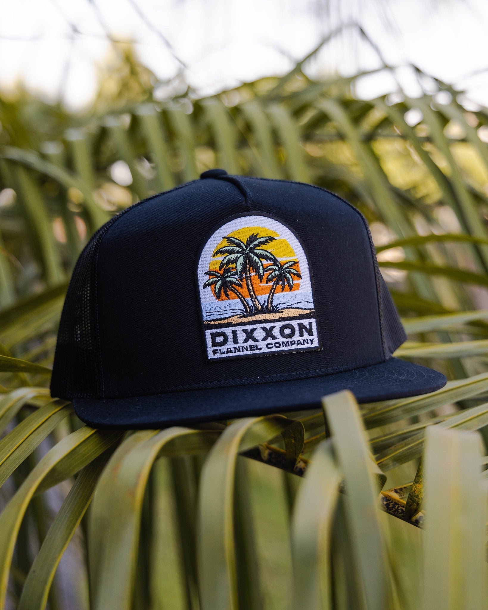 Island Flat Bill Trucker Snapback