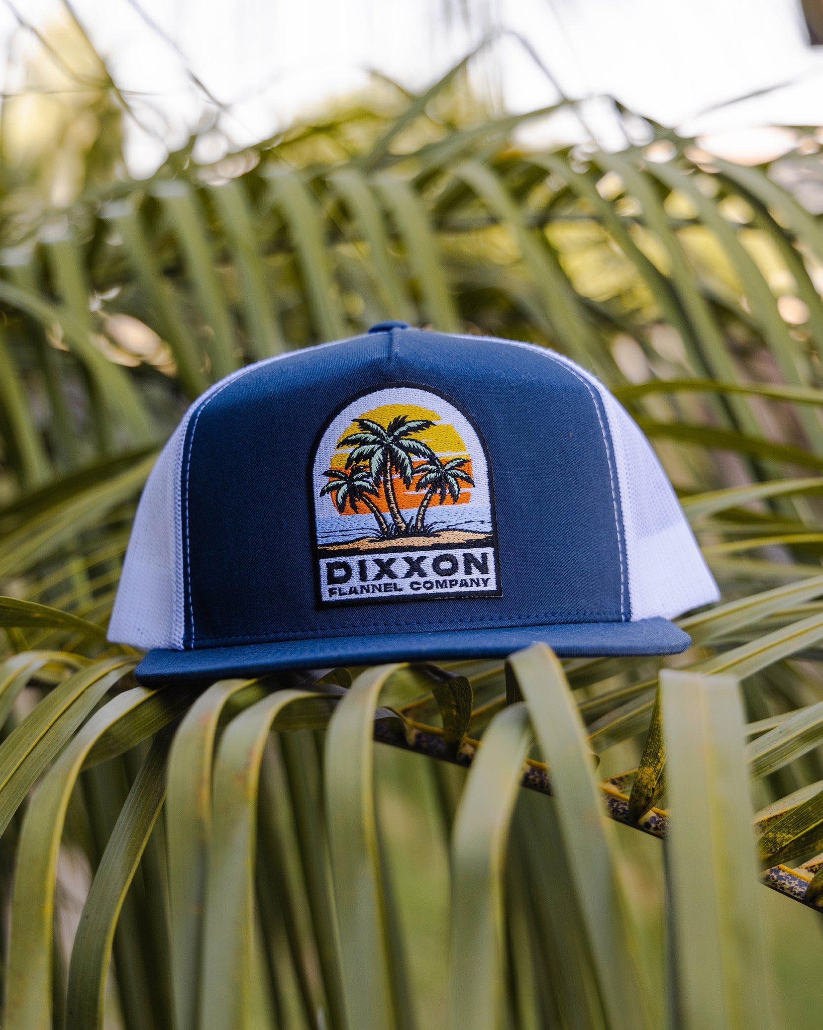 Island Flat Bill Trucker Snapback