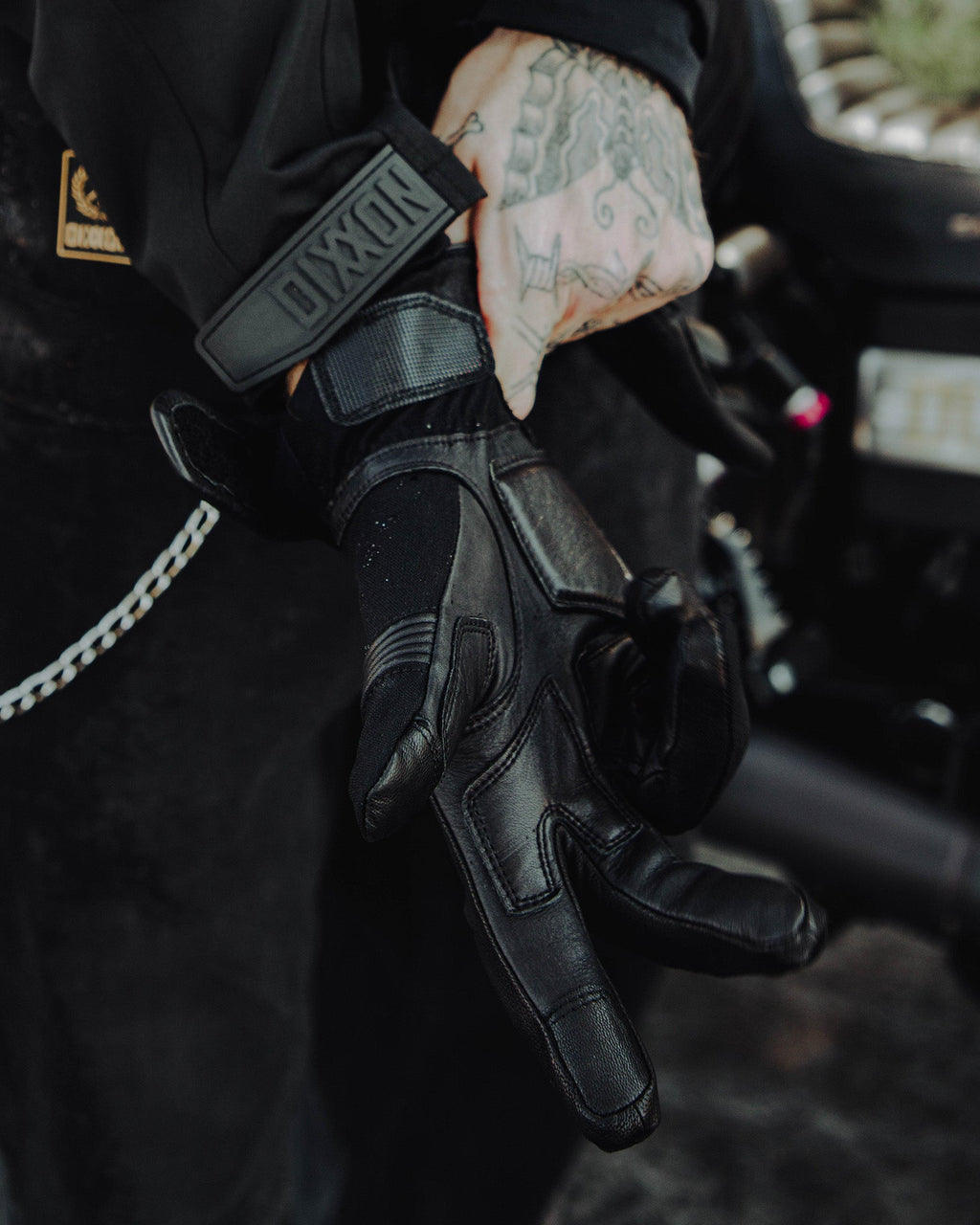 Laramie Leather Moto Gloves