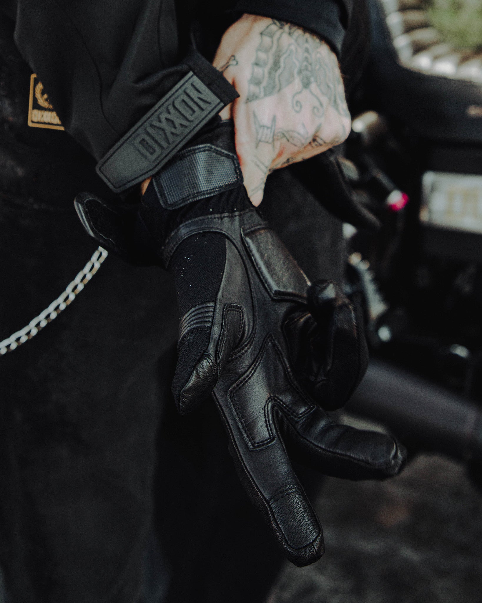 Laramie Leather Moto Gloves