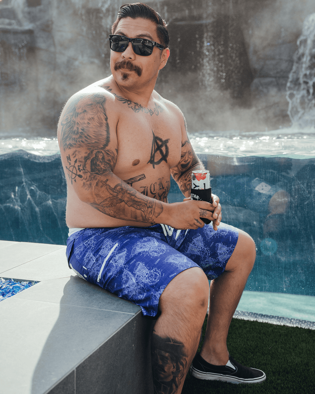 Live to Ride Boardshorts - Blue