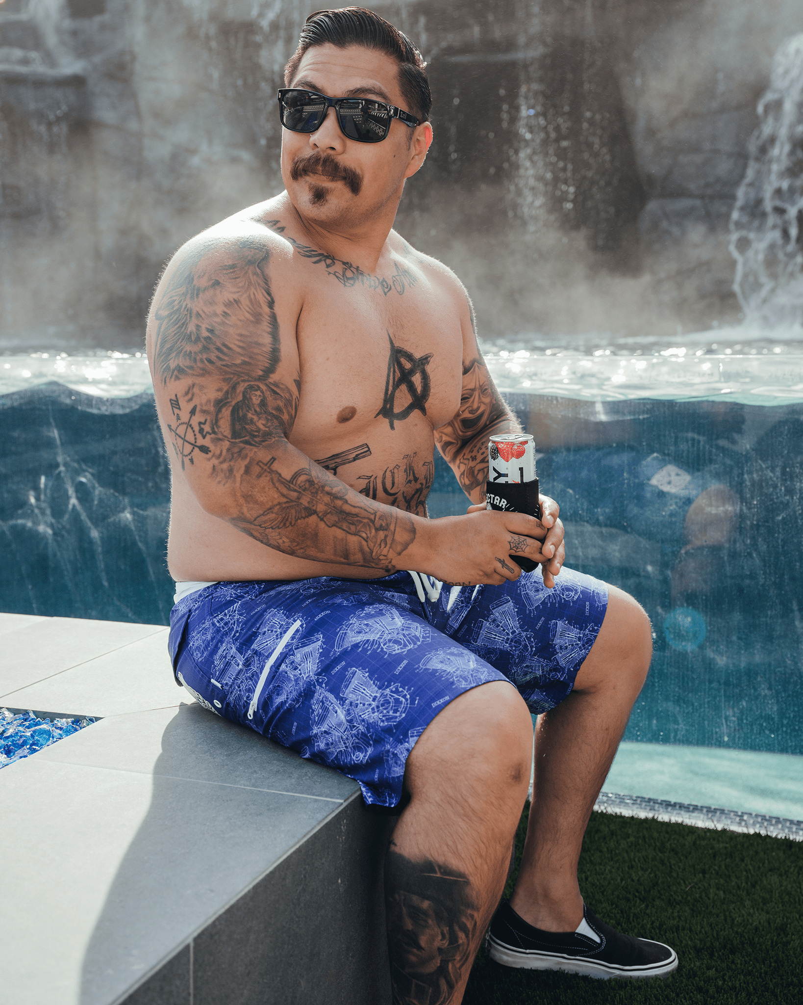 Live to Ride Boardshorts - Blue