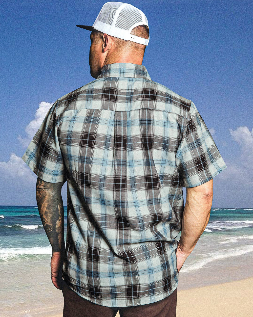 Long Bay Short Sleeve Flannel