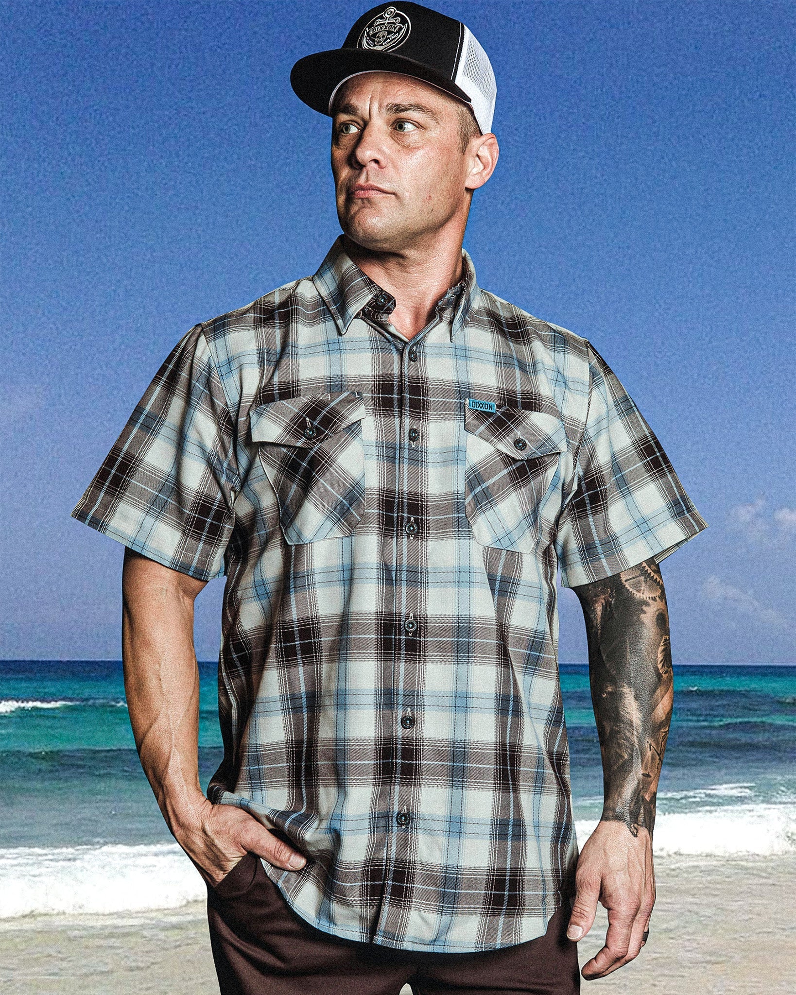 Long Bay Short Sleeve Flannel