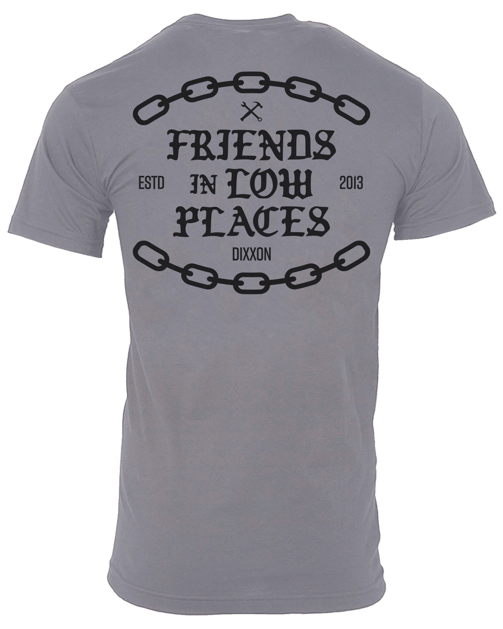 Low Places Chains T-Shirt - Charcoal