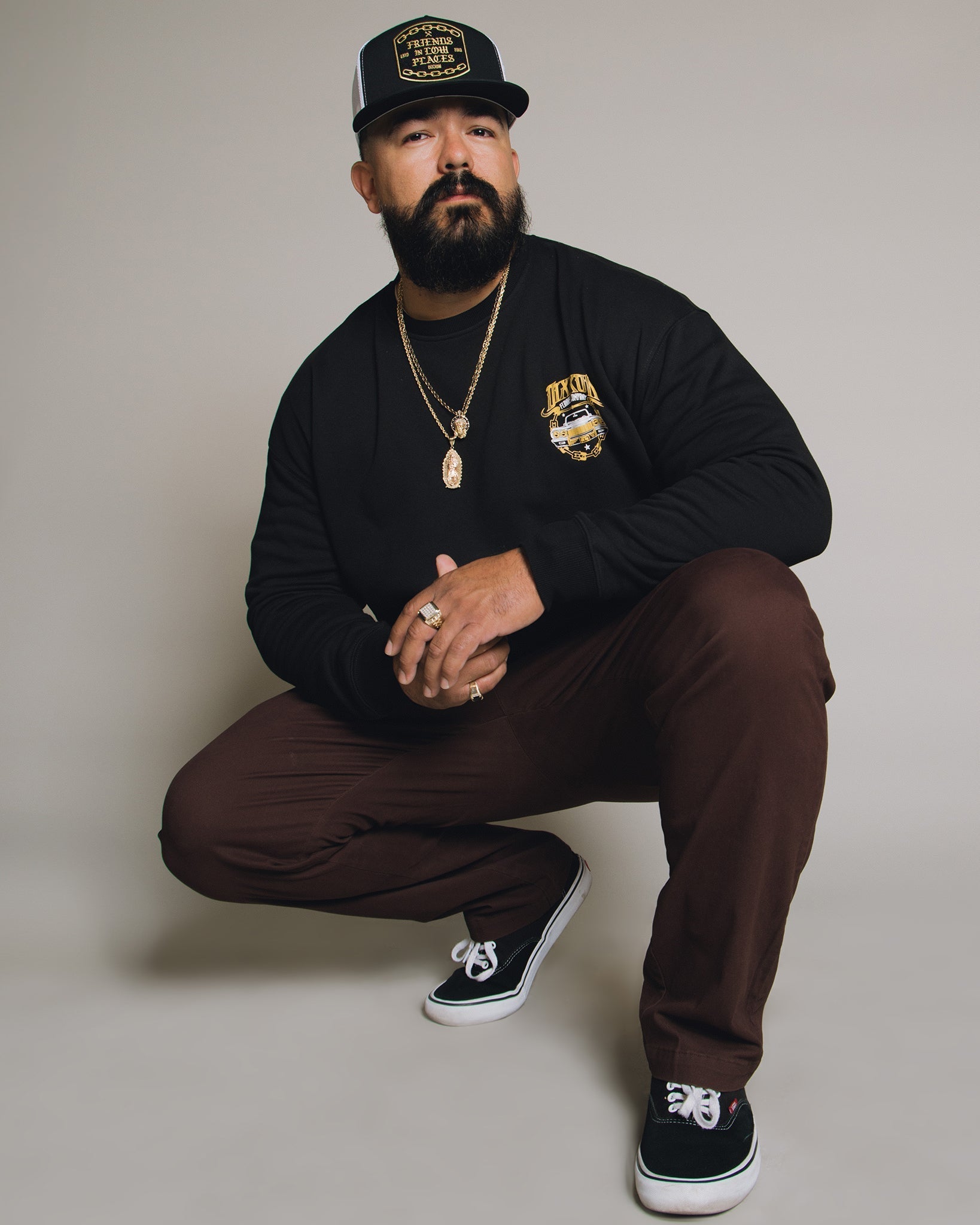 Lowrider Crewneck Sweatshirt - Black