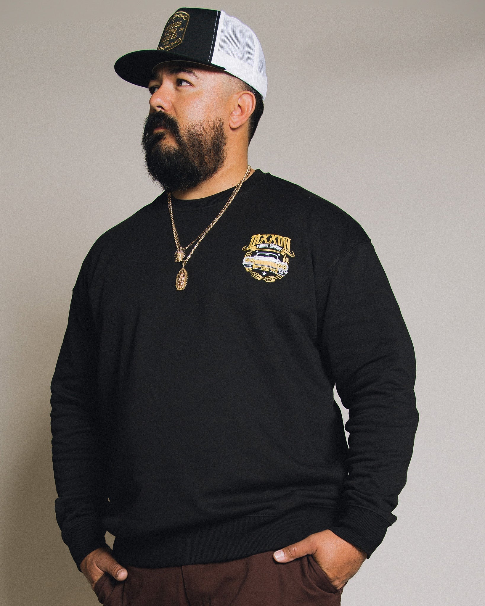 Lowrider Crewneck Sweatshirt - Black