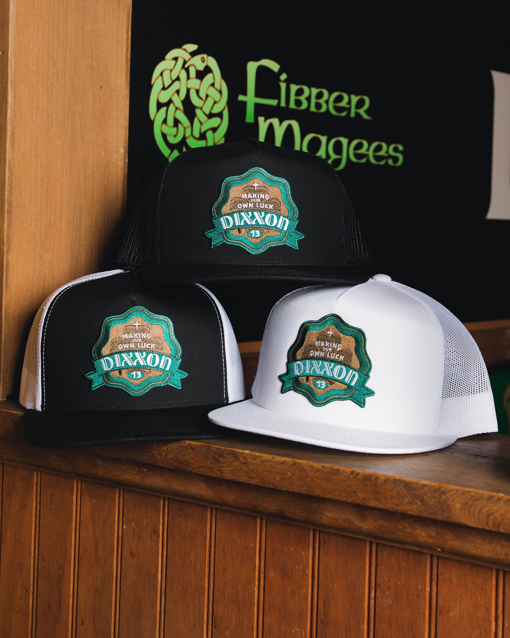 Make Our Own Luck Flat Bill Trucker Snapback