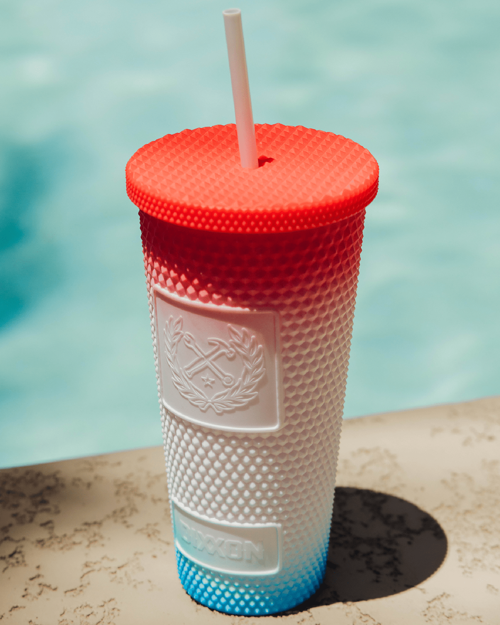 Matte Tumbler - Red, White, & Blue