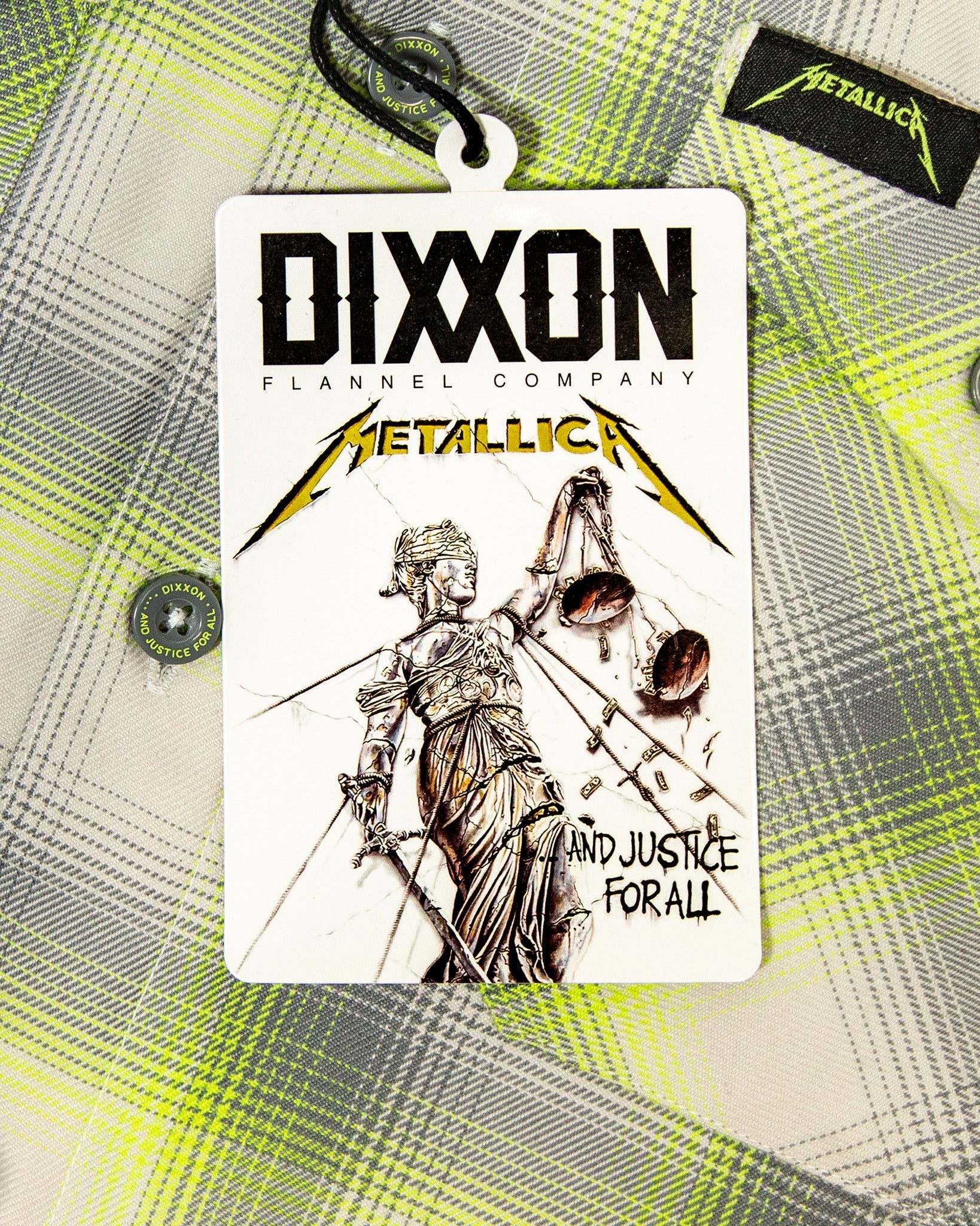 Metallica …And Justice For All Flannel
