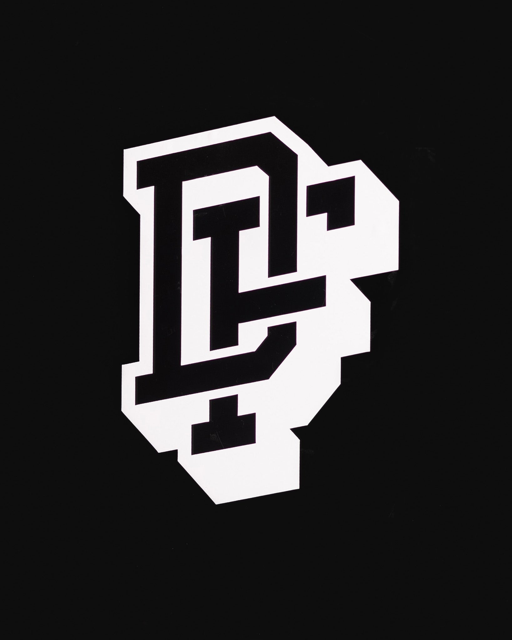 Monogram 12" Die Cut Sticker