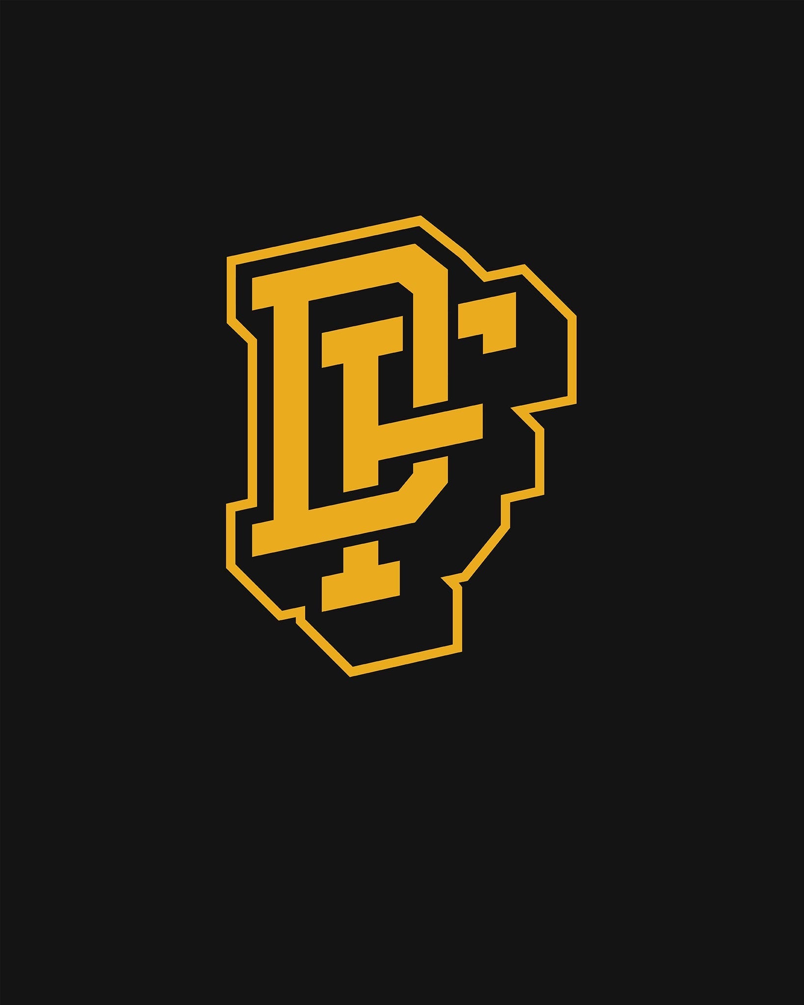 Monogram 6" Die Cut Sticker