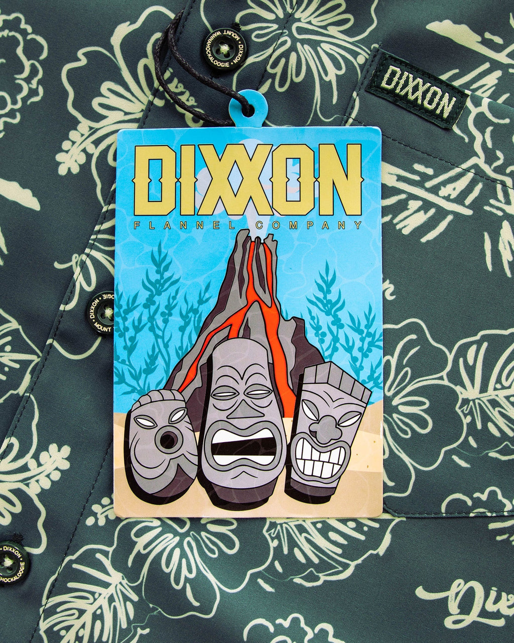 Mount Wannahockaloogie Party Shirt - Green & Yellow