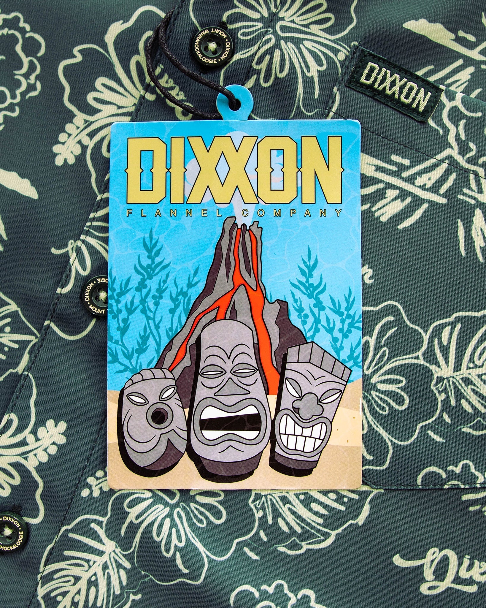 Mount Wannahockaloogie Party Shirt - Green & Yellow