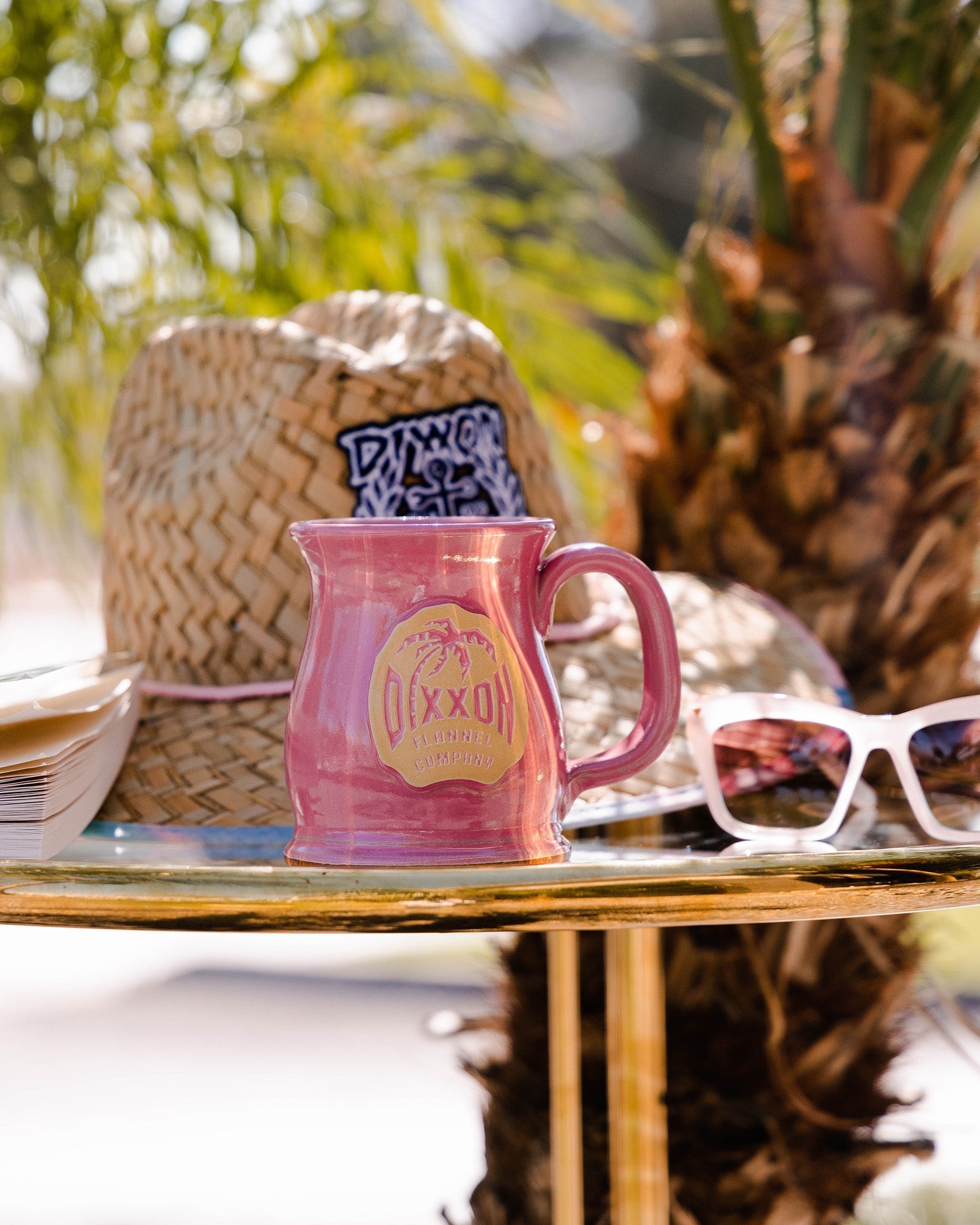 Neon Palms Wide Mouth Mug