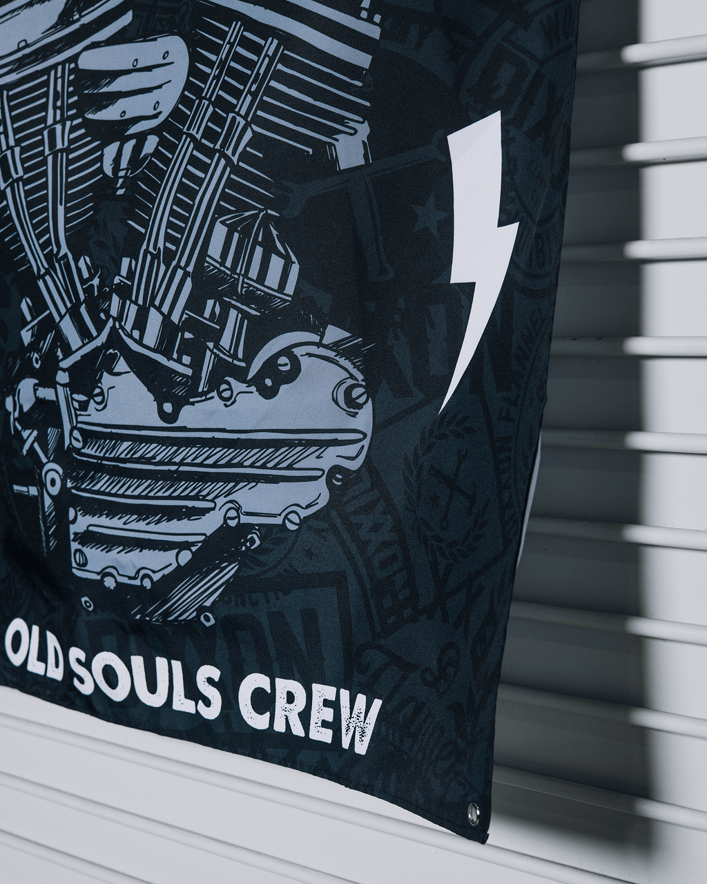 Old Souls Garage Banner - 36" x 36"