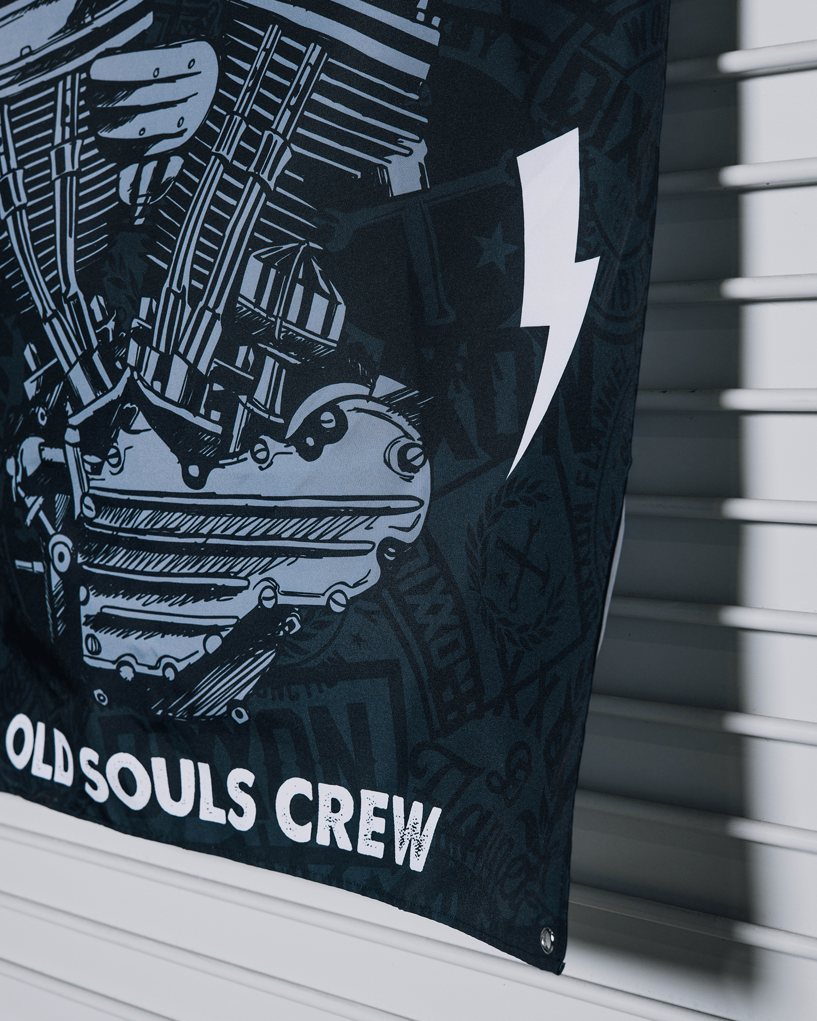 Old Souls Garage Banner - 36" x 36"
