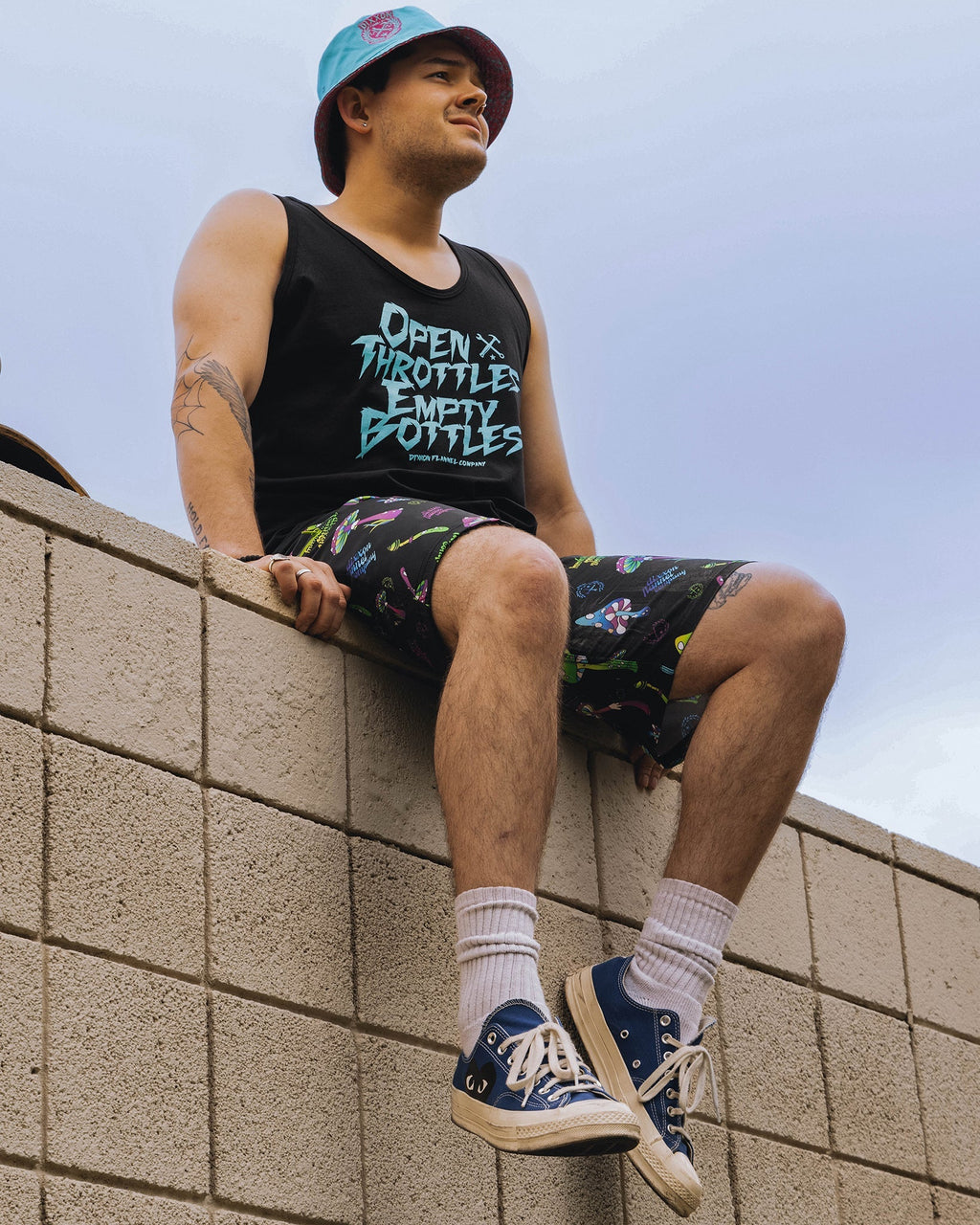 Open Throttles Tank - Black & Tiffany