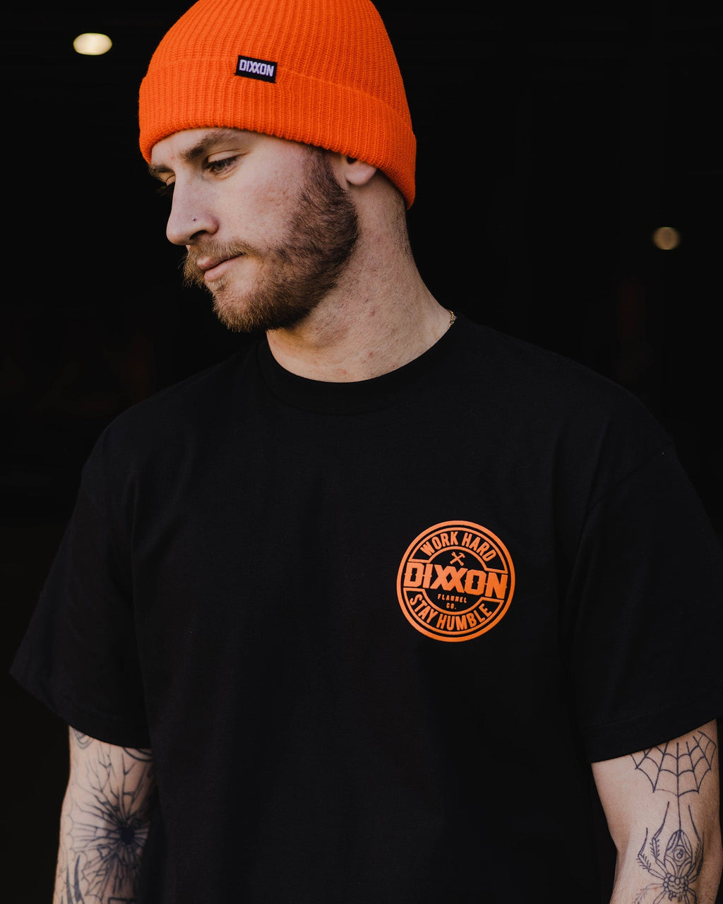 Orange Corpo T-Shirt - Black