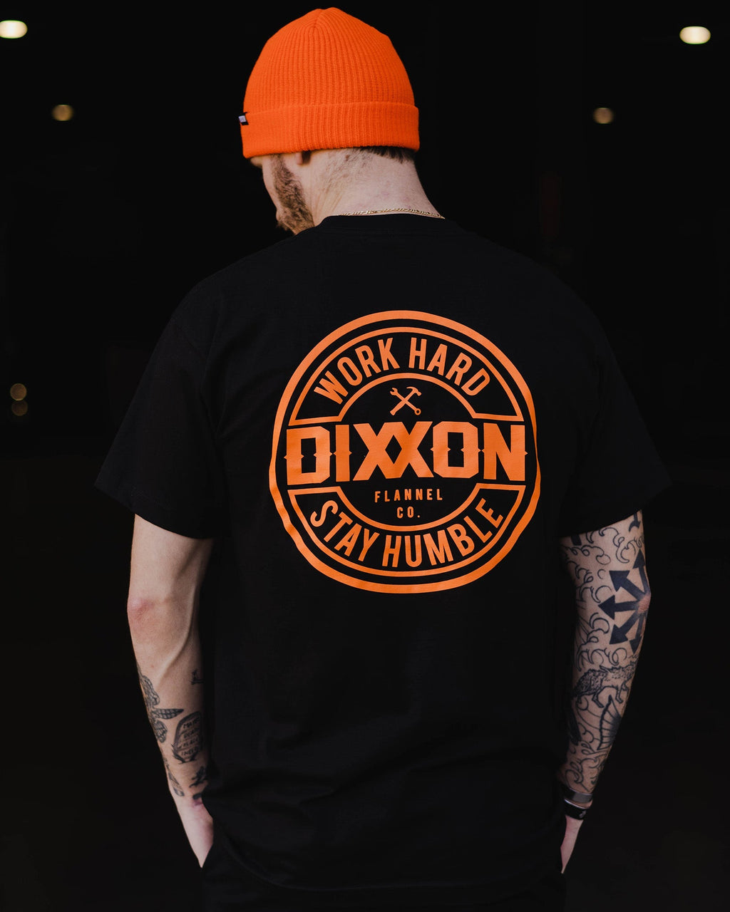 Orange Corpo T-Shirt - Black
