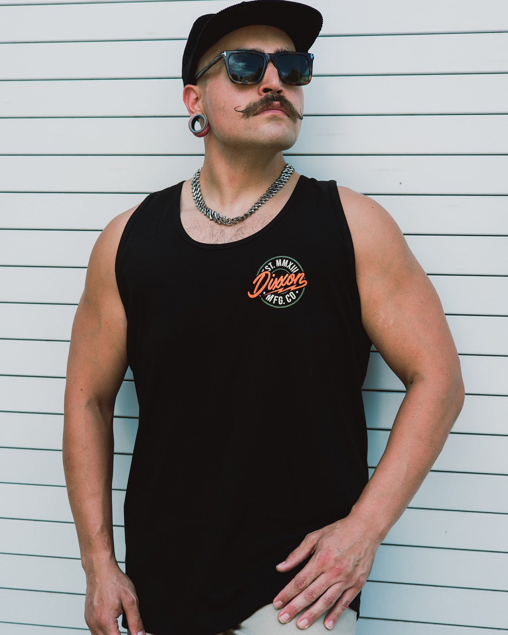 Orange/Gold Dixxon MFG Tank - Black