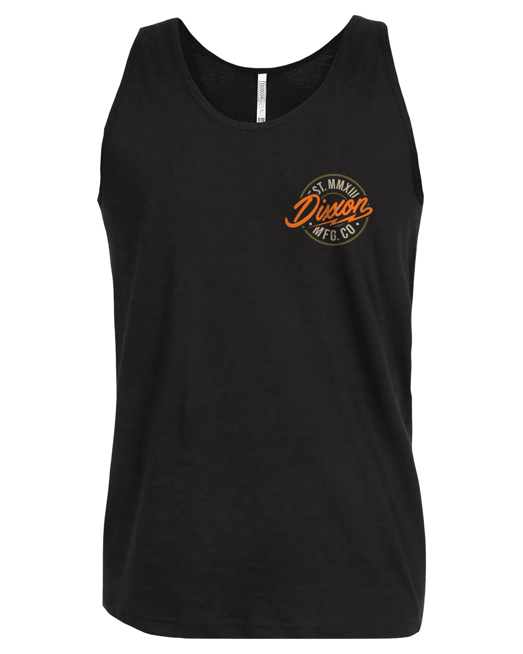 Orange/Gold Dixxon MFG Tank - Black