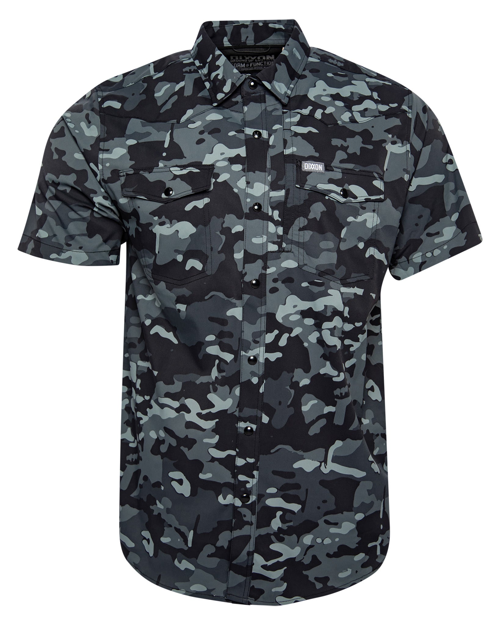 Outdoorsman Performance Short Sleeve - Black Camo