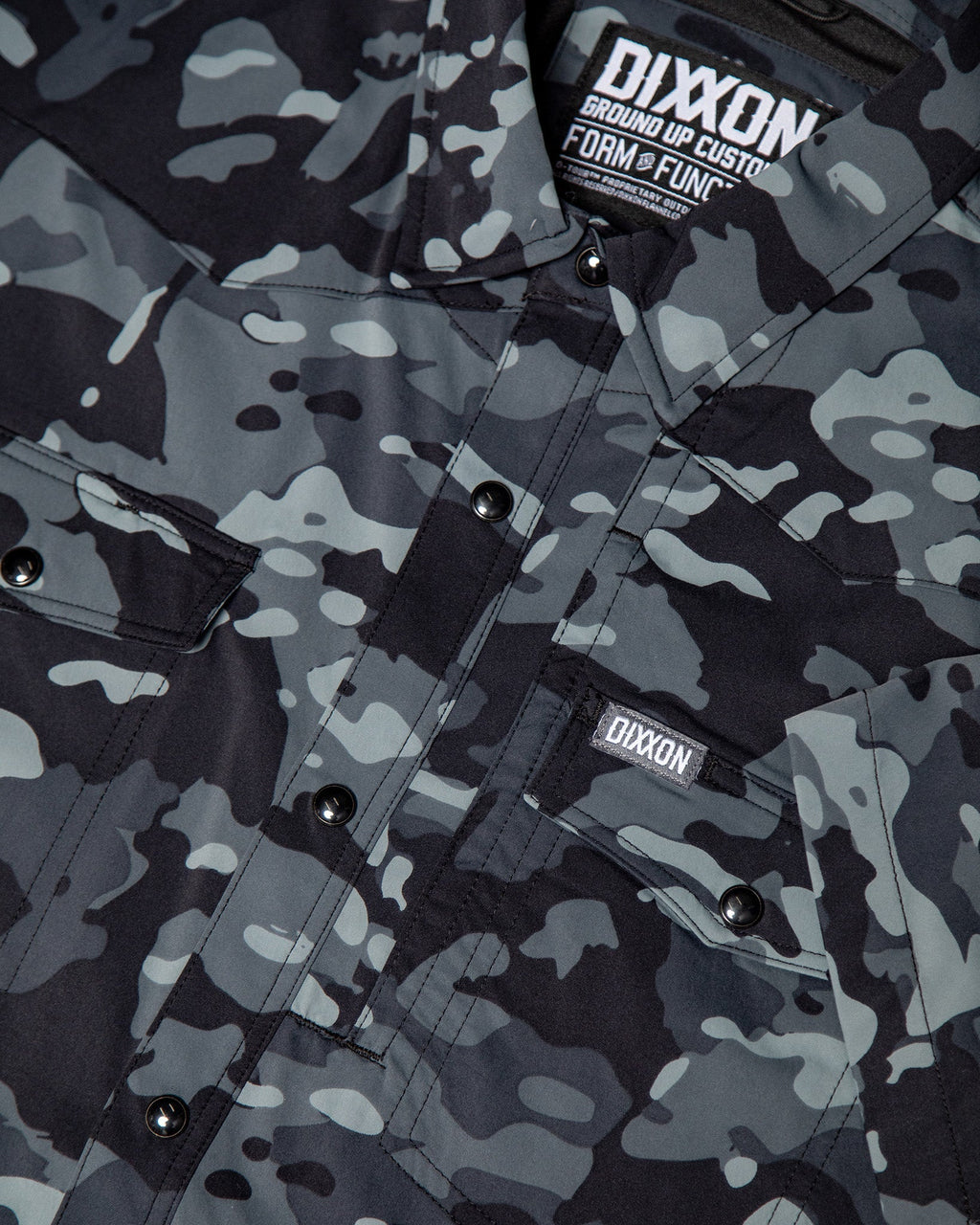 Outdoorsman Performance Short Sleeve - Black Camo