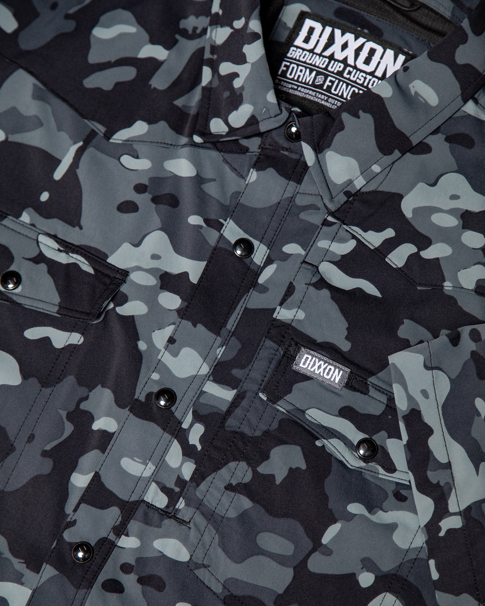 Outdoorsman Performance Short Sleeve - Black Camo