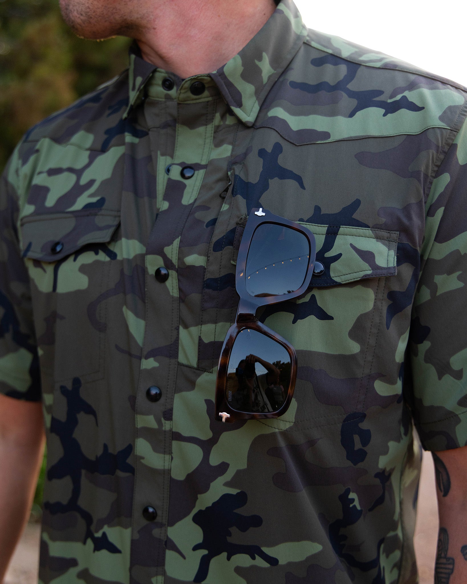 Outdoorsman Performance Short Sleeve - Camo