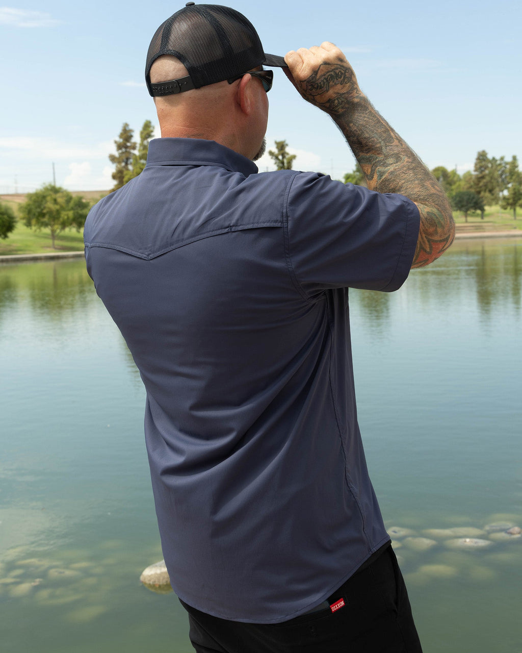 Outdoorsman Performance Short Sleeve - Navy