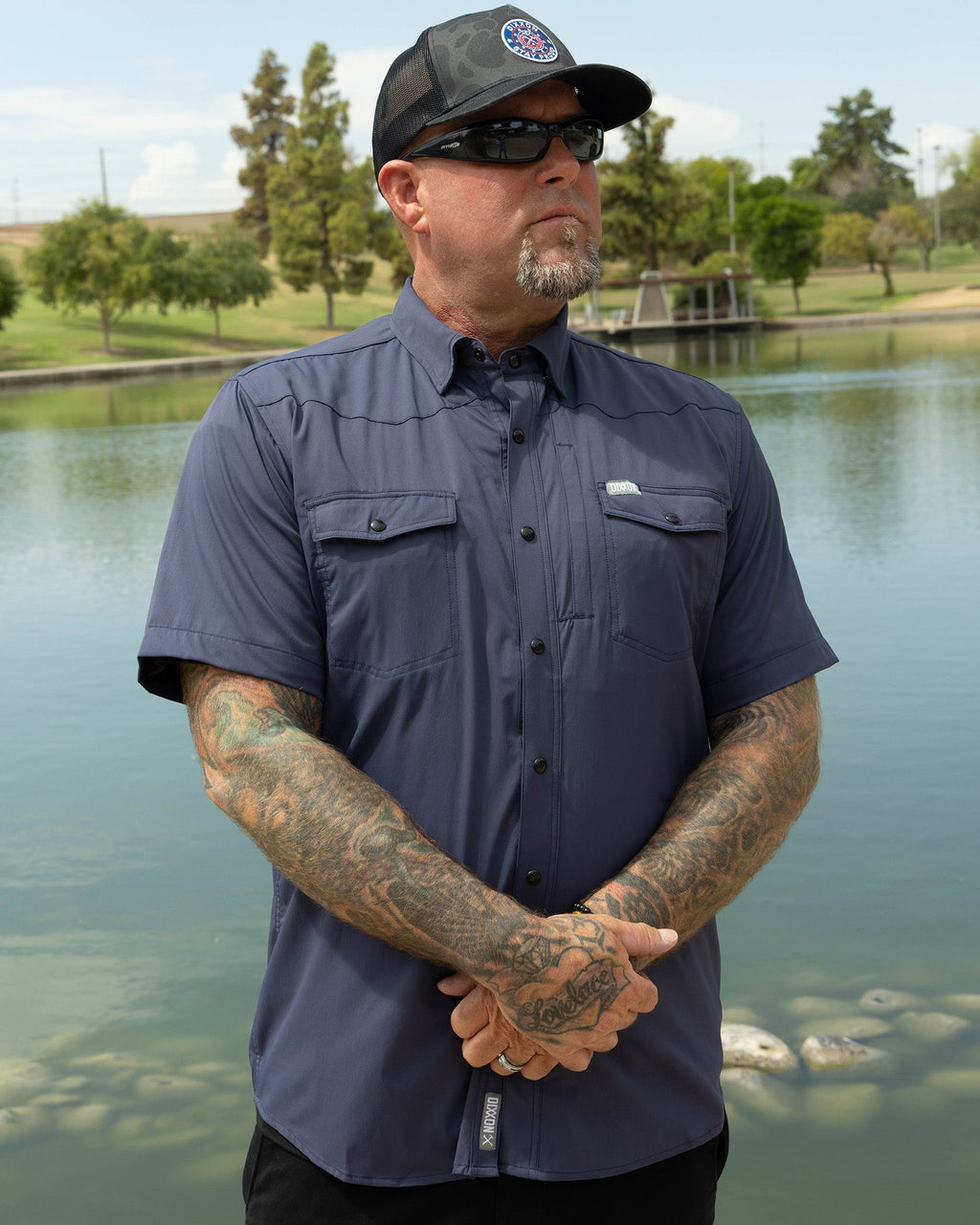 Outdoorsman Performance Short Sleeve - Navy