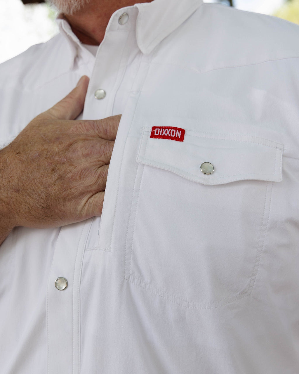 Outdoorsman Performance Short Sleeve - White