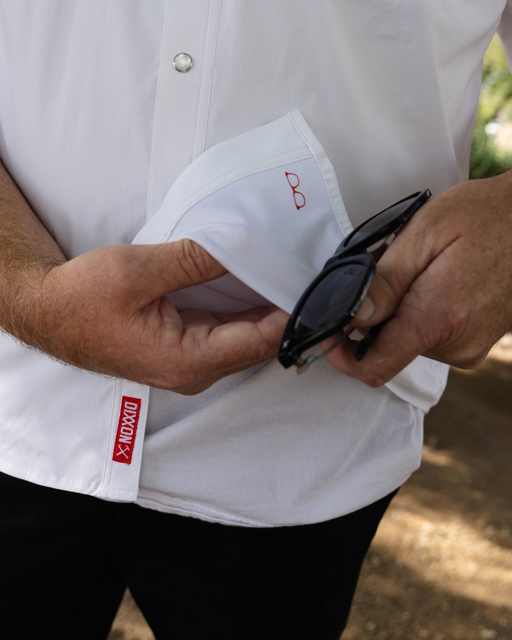 Outdoorsman Performance Short Sleeve - White